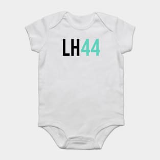 Lewis Hamilton 44 - Driver Initials and Number Baby Bodysuit